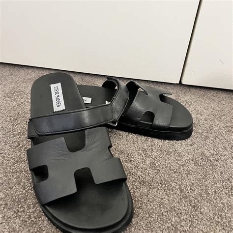 steve madden hermes slippers|Hermes sandals knock off.